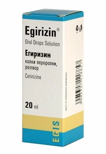 Egirizin oral drops 10 mg/ ml, 20 ml