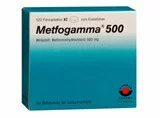 Metfogamma 500 mg, 30 tablets