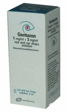Gentazon ear/ eye drops, solution 5 ml