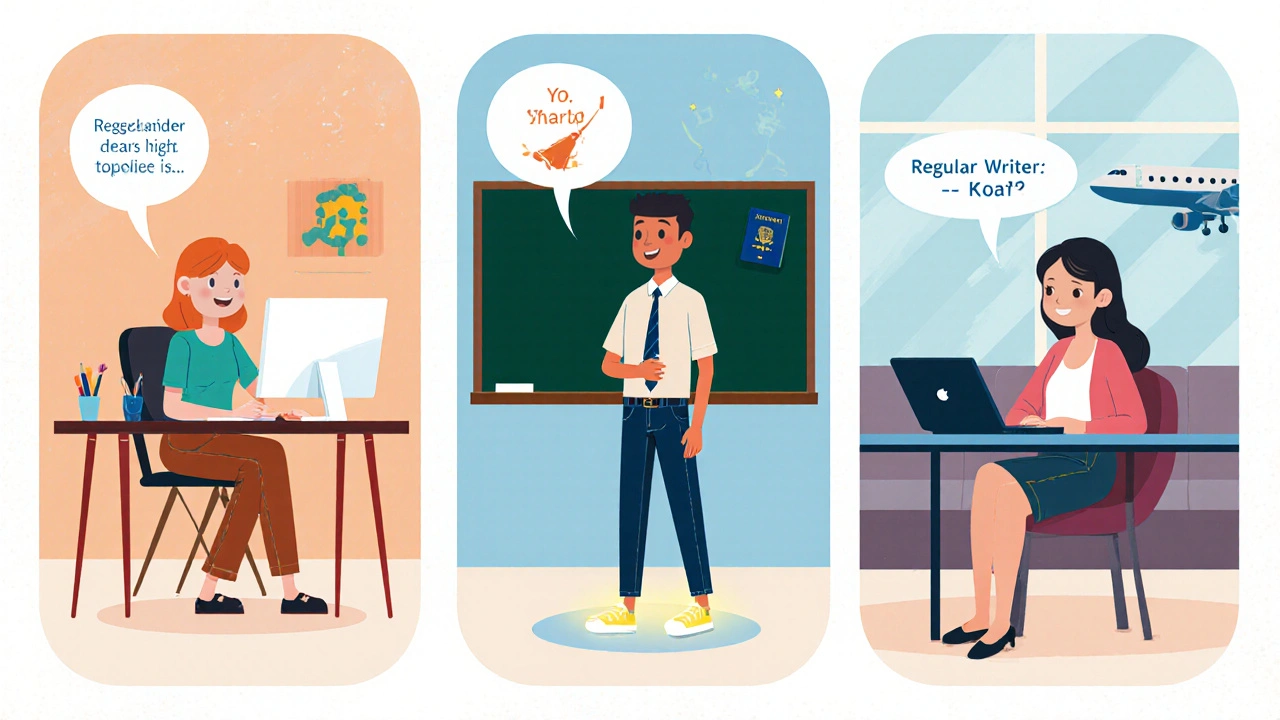 Three people—designer, teacher, traveler—happy after using prucalopride.