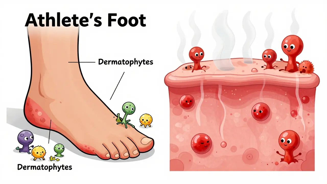 Fungal Skin Infections: Candida, Ringworm, and Antifungals
